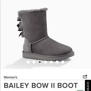 Short Gray Bailey Boot II Uggs Size 8